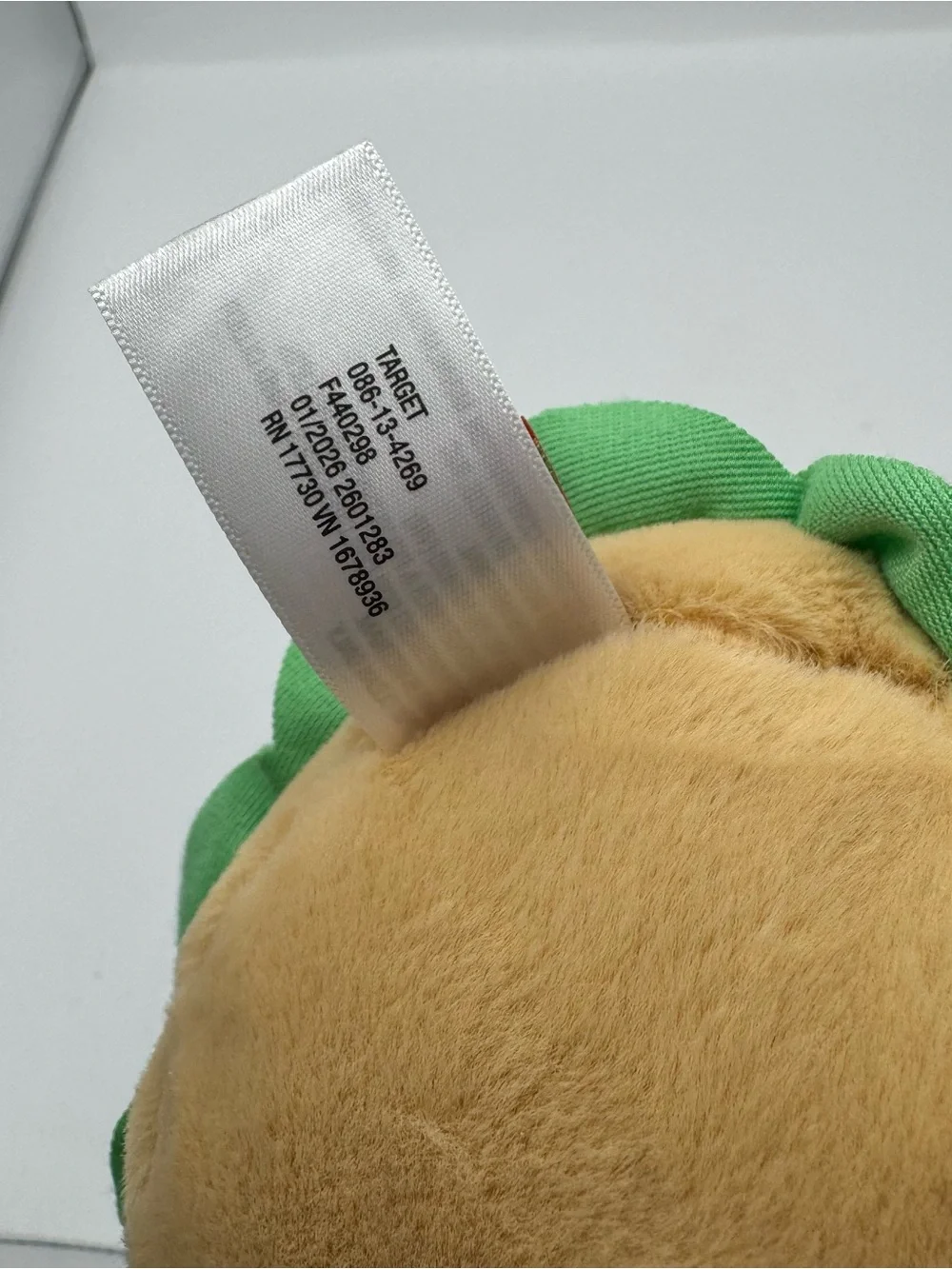 4.5'' Cheeseburger Stuffed Animal Gigglescape new without tags